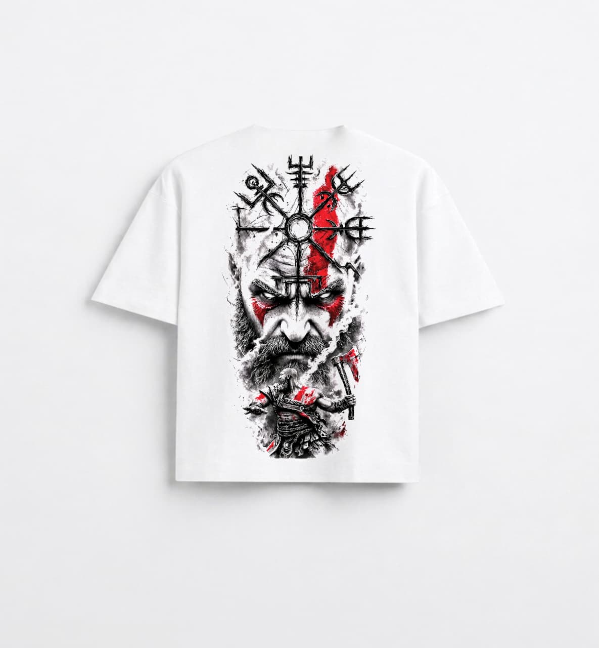 God Of War printed Oversized T shirt