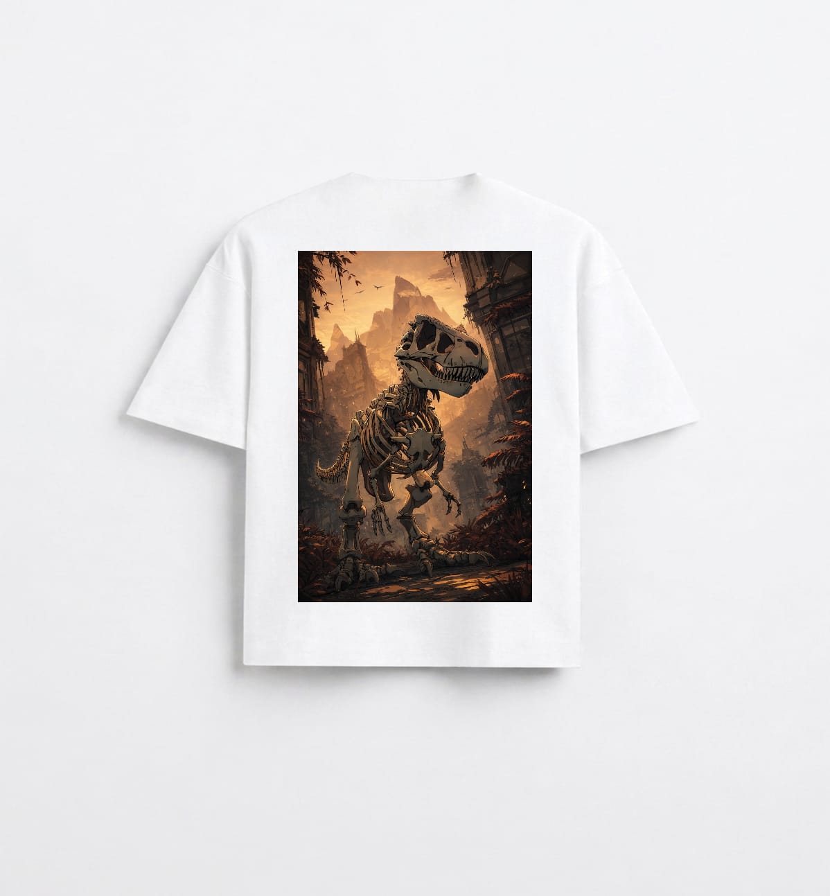 Dino printed oversized Tshirt