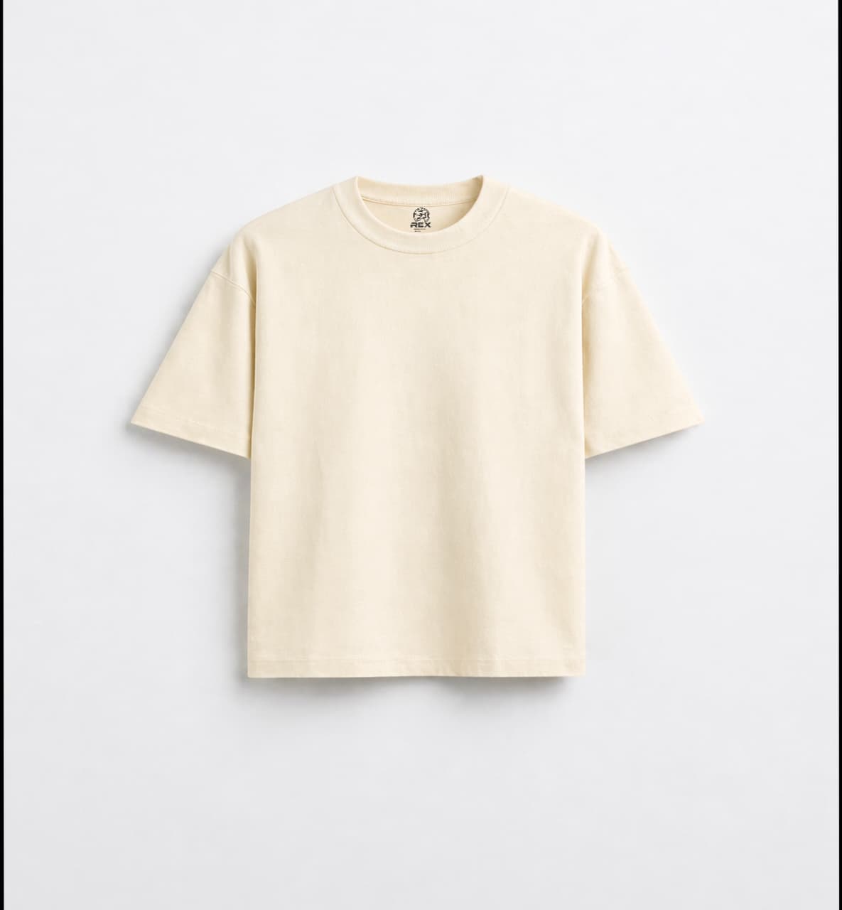 Oversized Premium T-Shirt – Cream