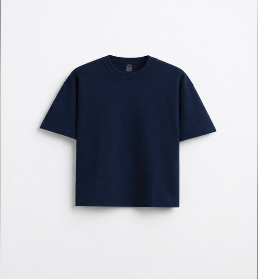 Oversized Premium T-Shirt – Navy Blue