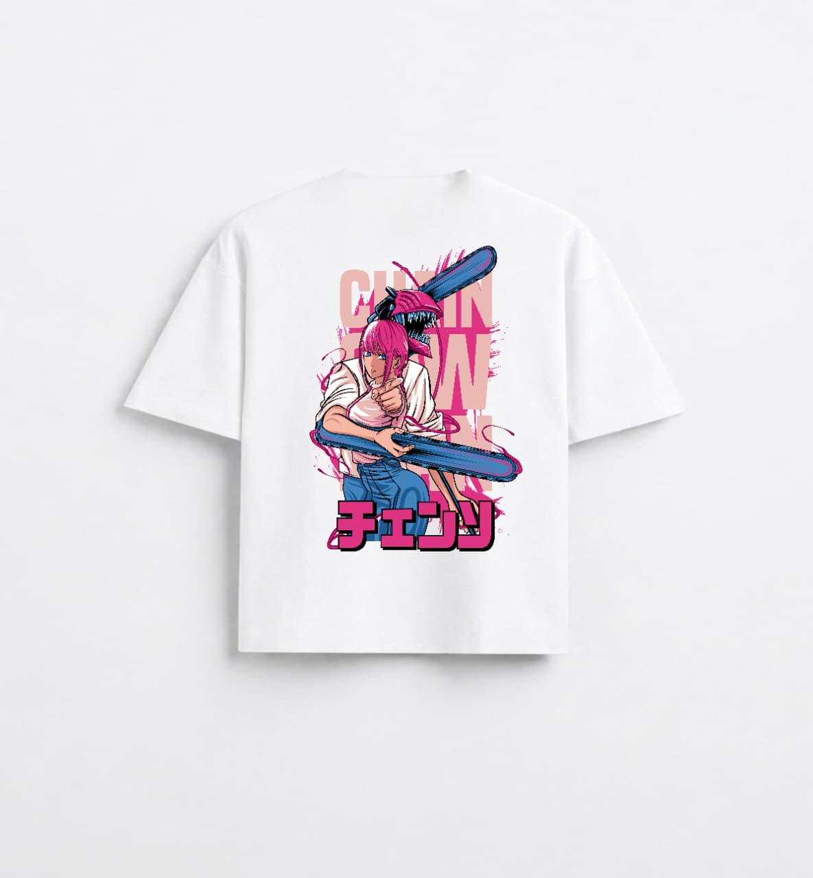 Chainsawman anime Printed oversized Tshirt
