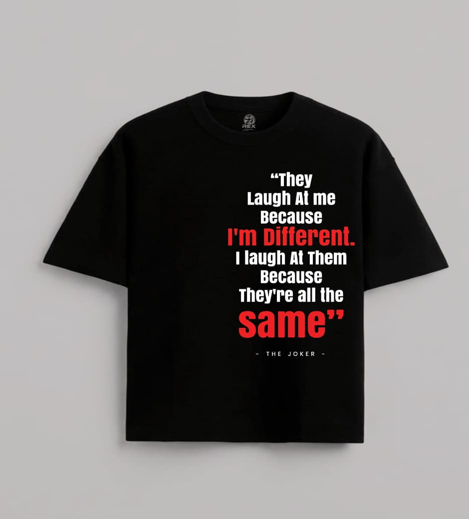 Joker Printed Oversized T shirt