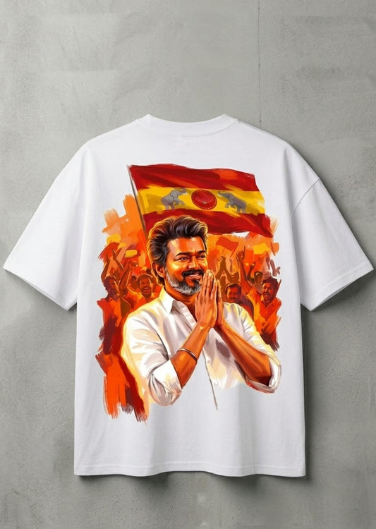 TVk printed oversized T shirt