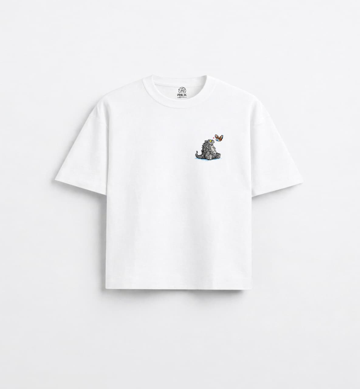 Godzilla printed oversized T shirt