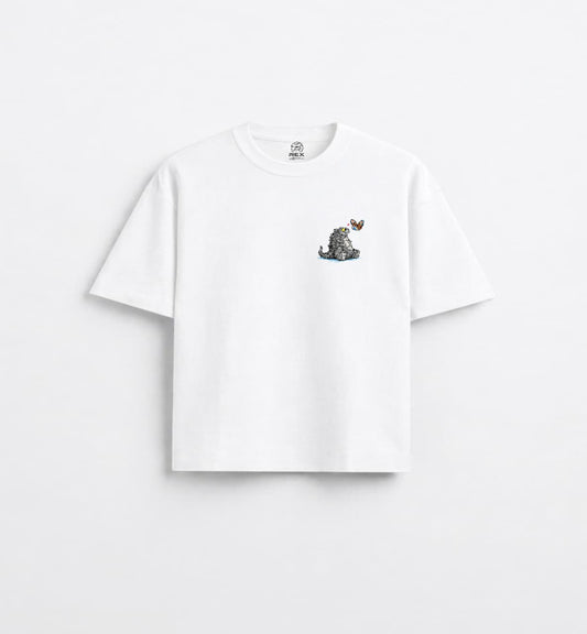 Godzilla printed oversized T shirt