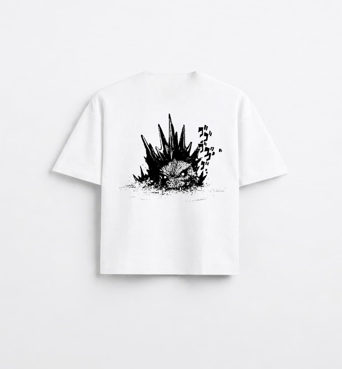Godzilla printed oversized T shirt
