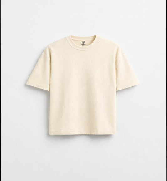Oversized Premium T-Shirt – Cream