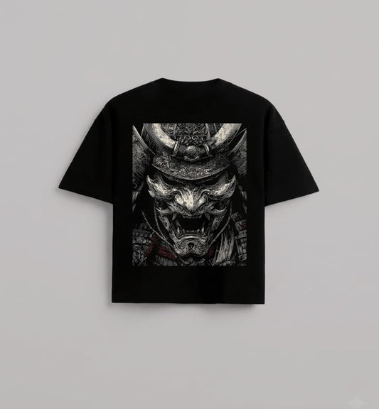 Samurai printed oversized T shirt