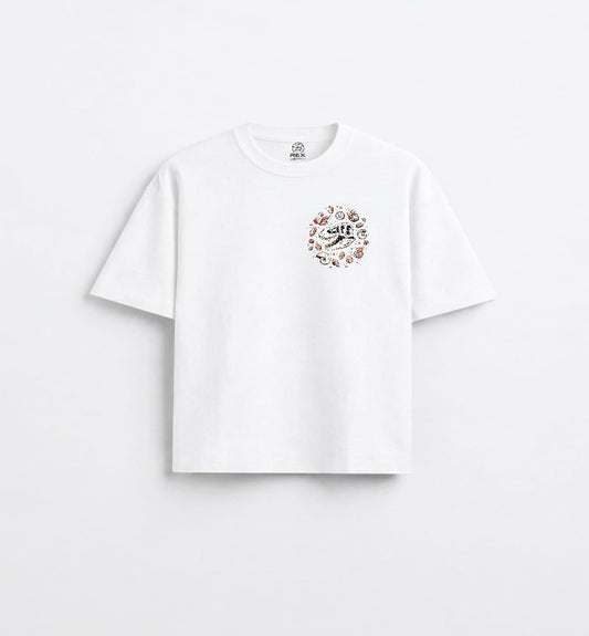 Dino printed oversized Tshirt