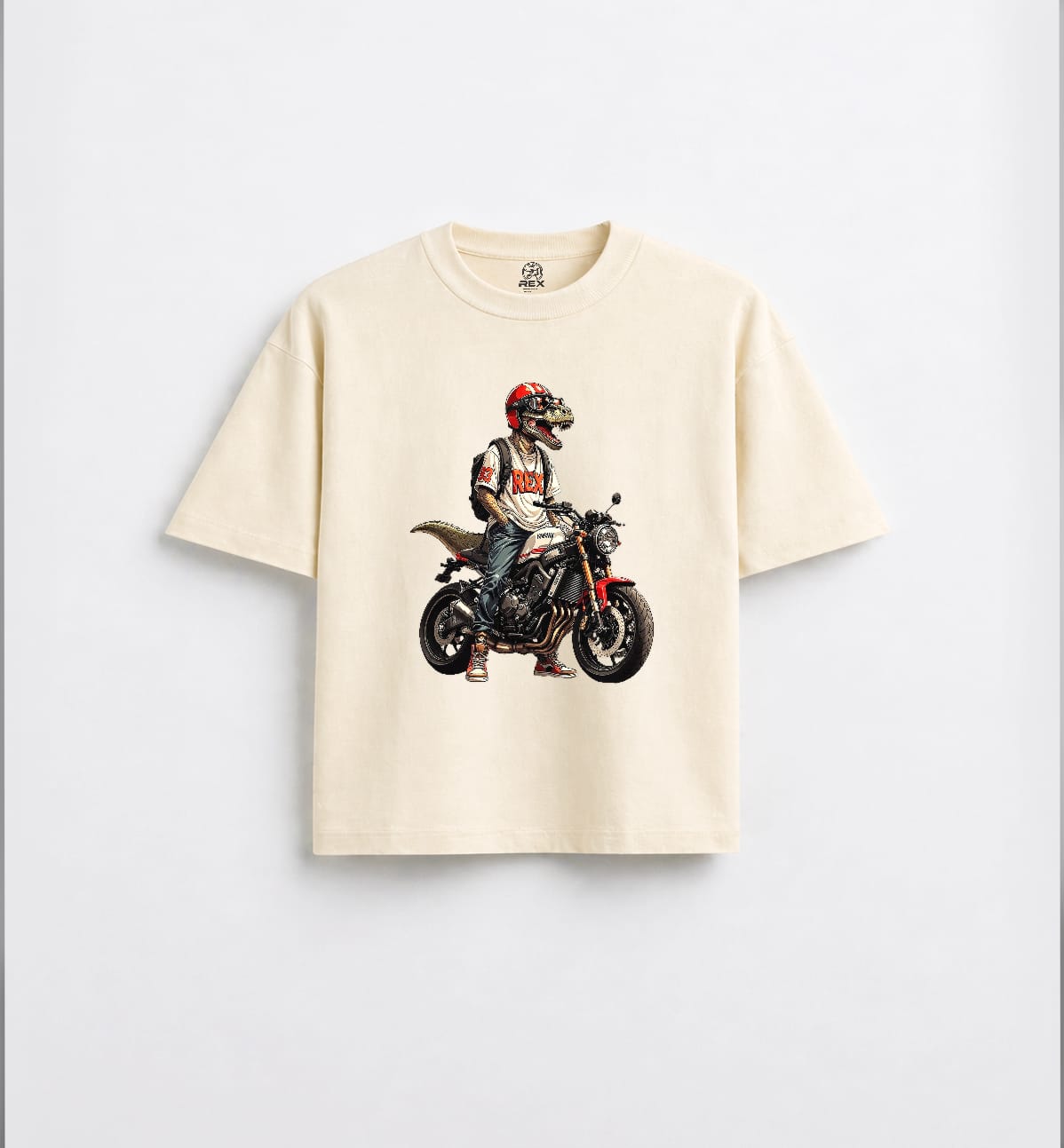 Rex Printed oversized T shirt