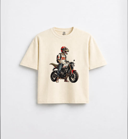 Rex Printed oversized T shirt