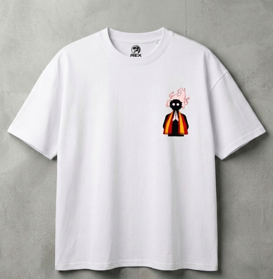 TVk printed oversized T shirt